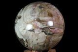 Colorful Petrified Wood Sphere - Madagascar #71439-2